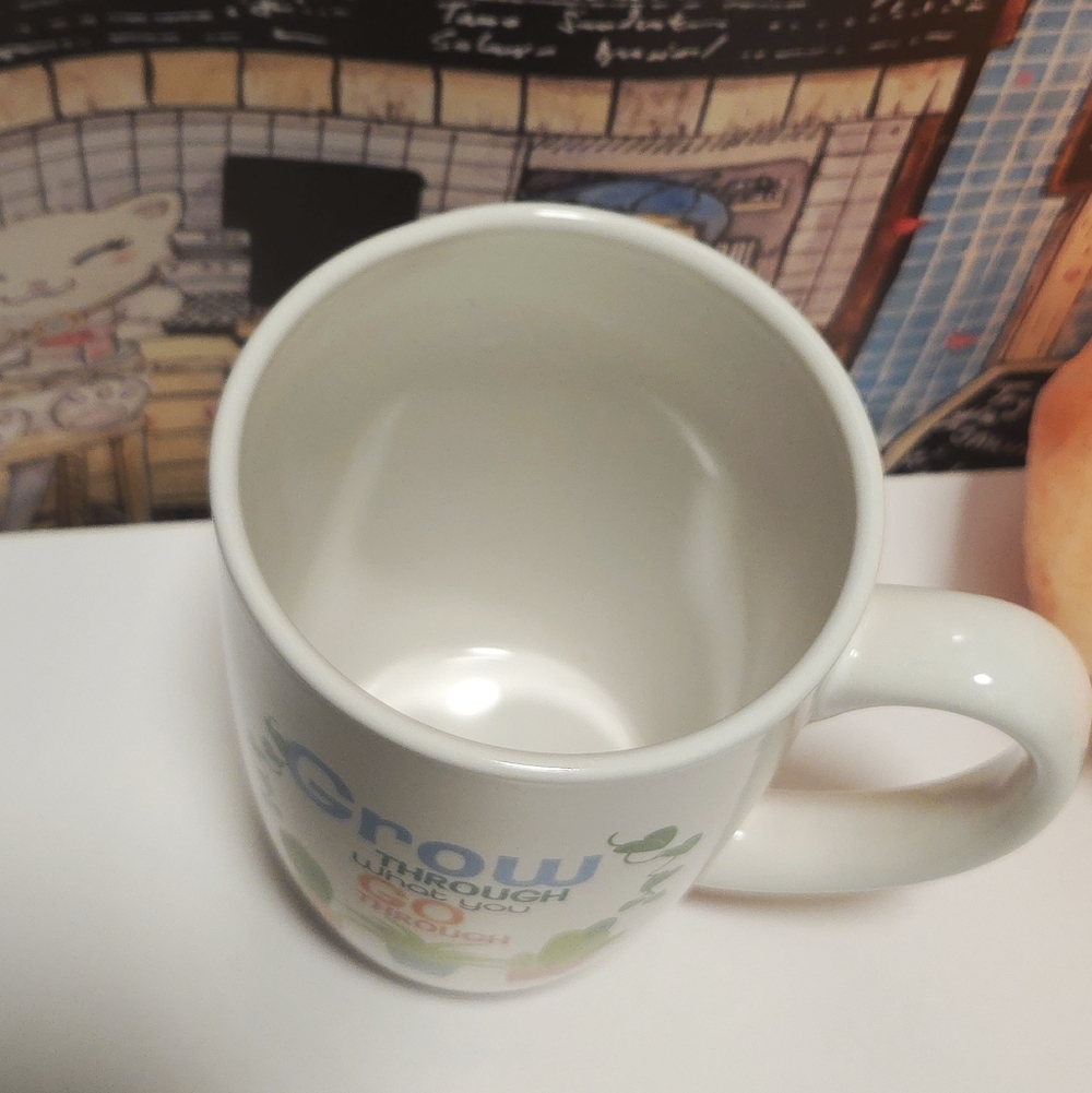 2/$15 Grow Through What You Go Through Inspirational Mug Plant Design - Picture 3 of 7